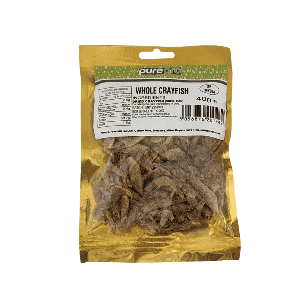 Puregro Whole Crayfish 40g