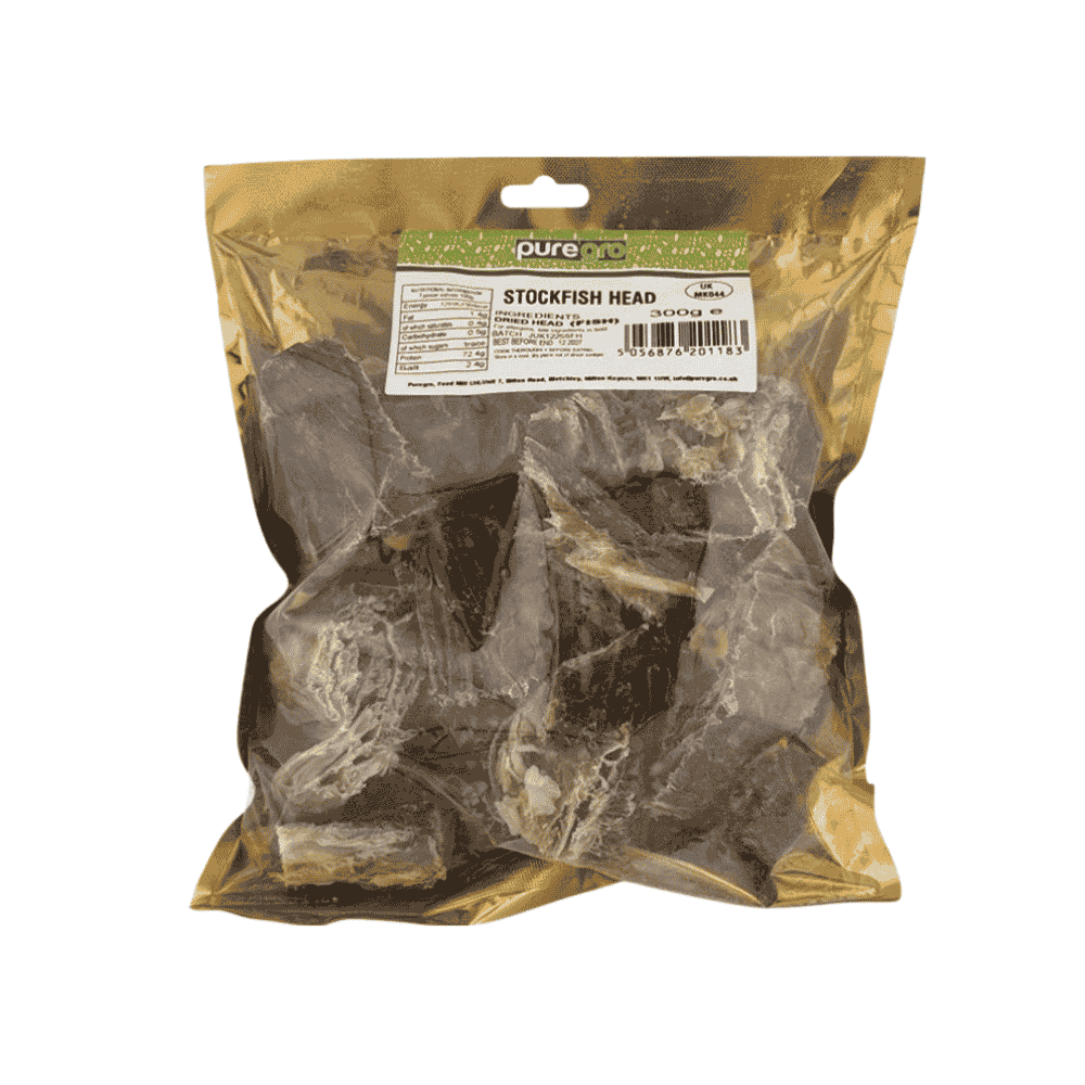 Puregro Stockfish Head 300g
