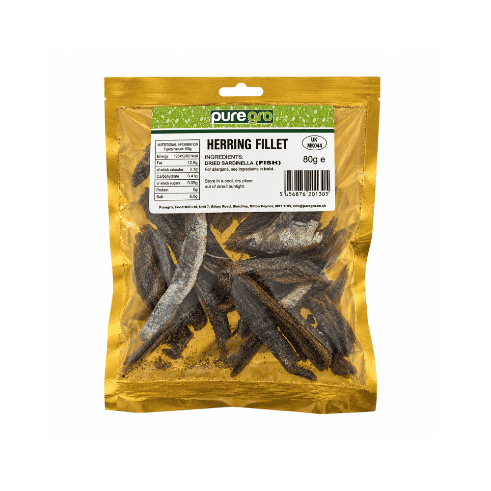 Puregro Herring Fillet 80g