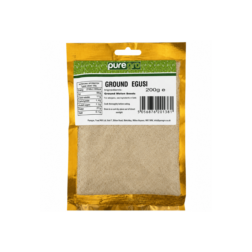 Puregro Ground Egusi 200g
