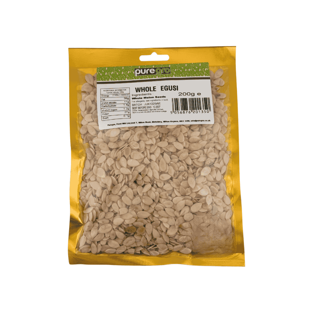 Puregro Whole Egusi 200g