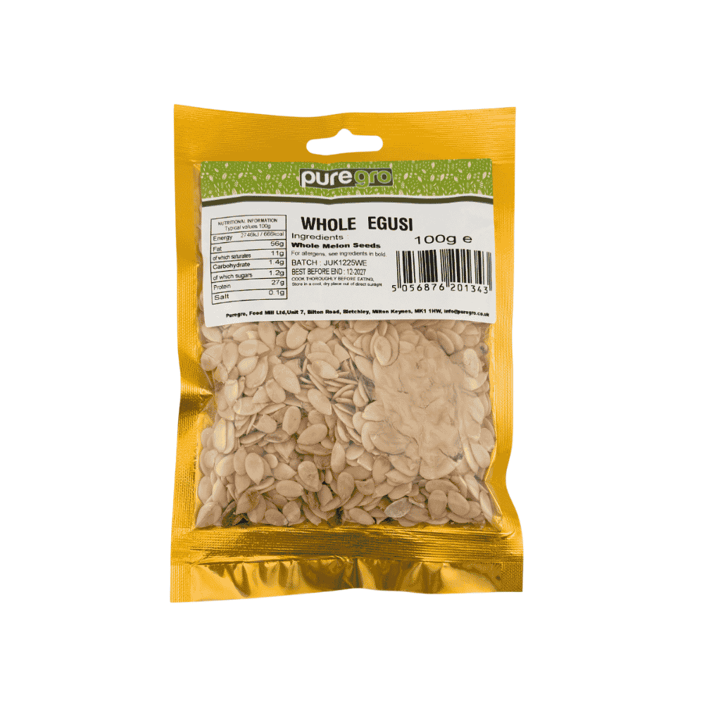 Puregro Whole Egusi 100g