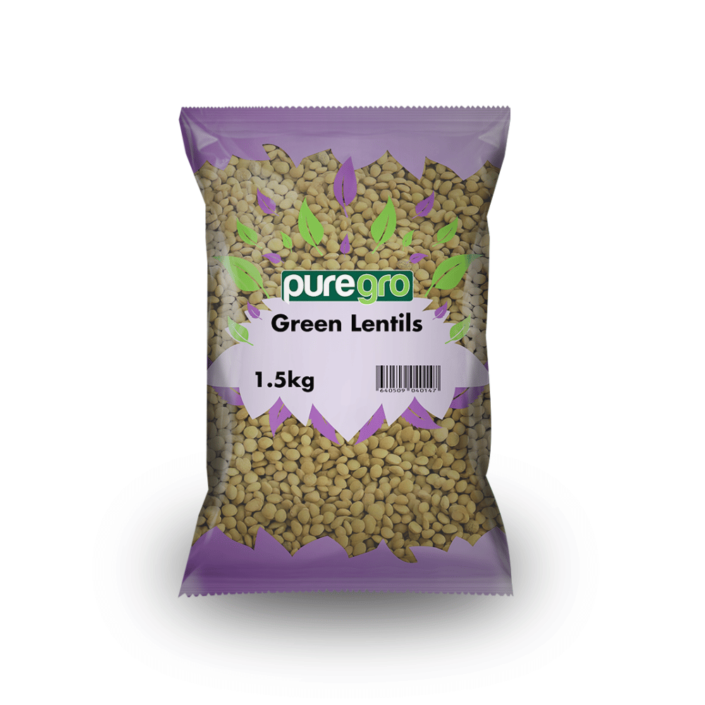Puregro Green Lentils 1.5kg