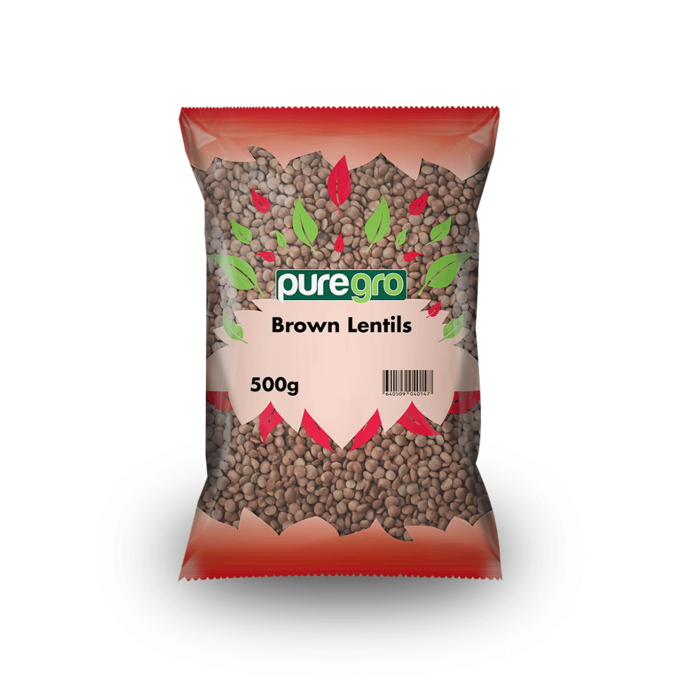 Puregro Brown Lentils 500g