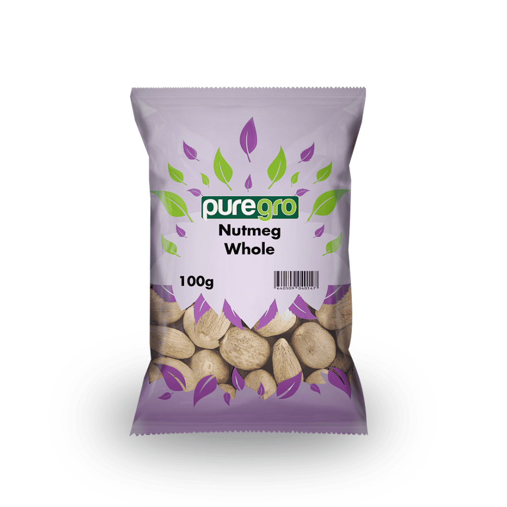 Puregro Nutmeg Whole 100g