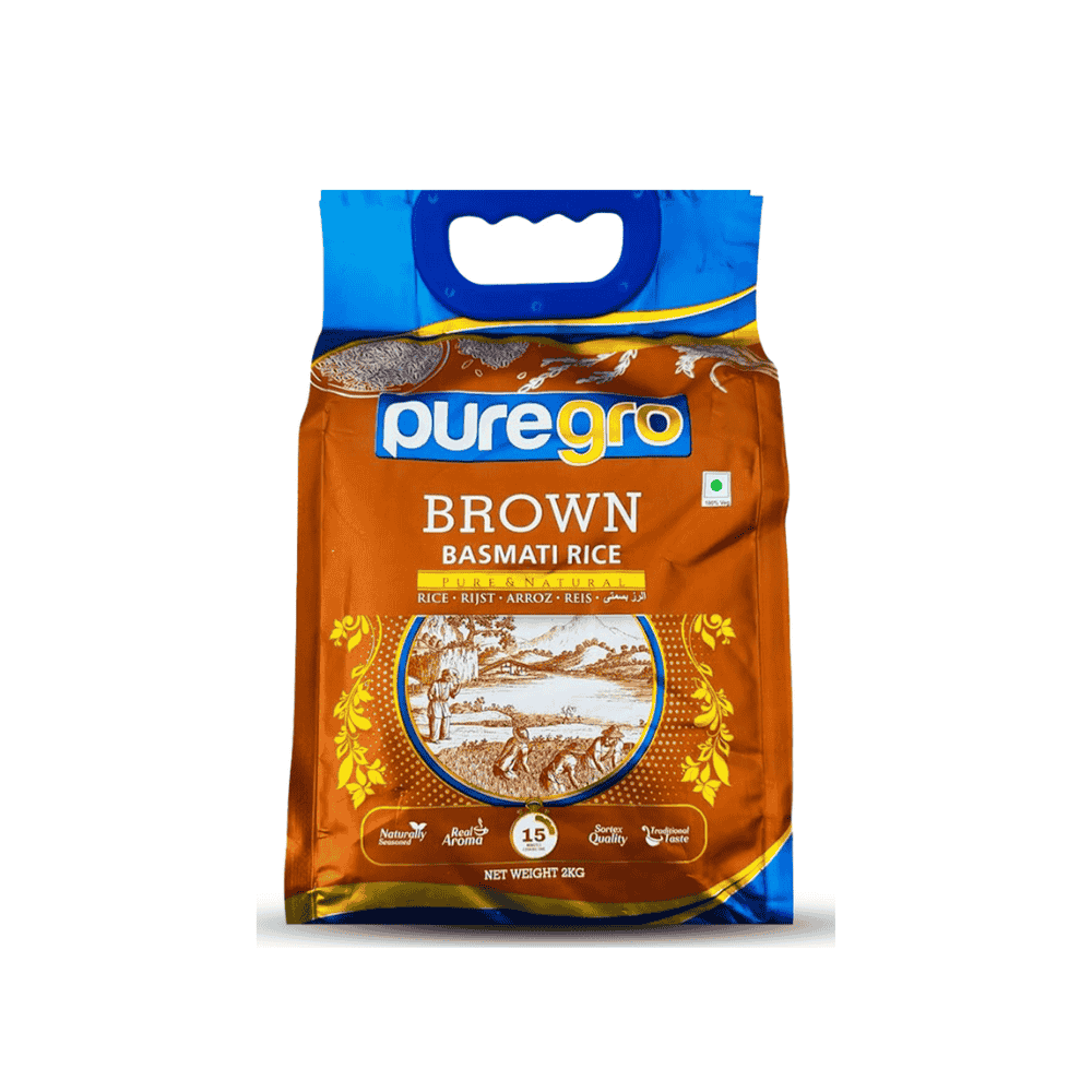 Puregro Brown Basmati Rice 2kg