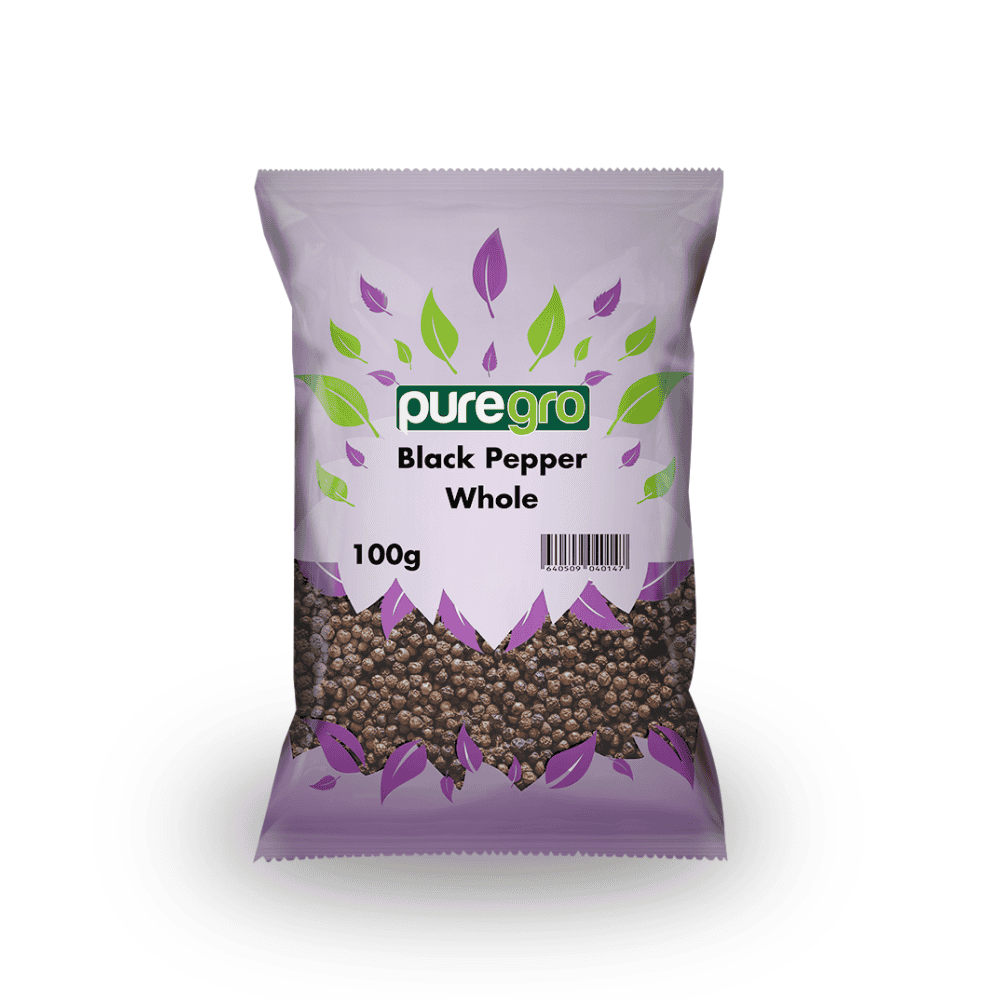 Puregro Black Pepper Whole 100g