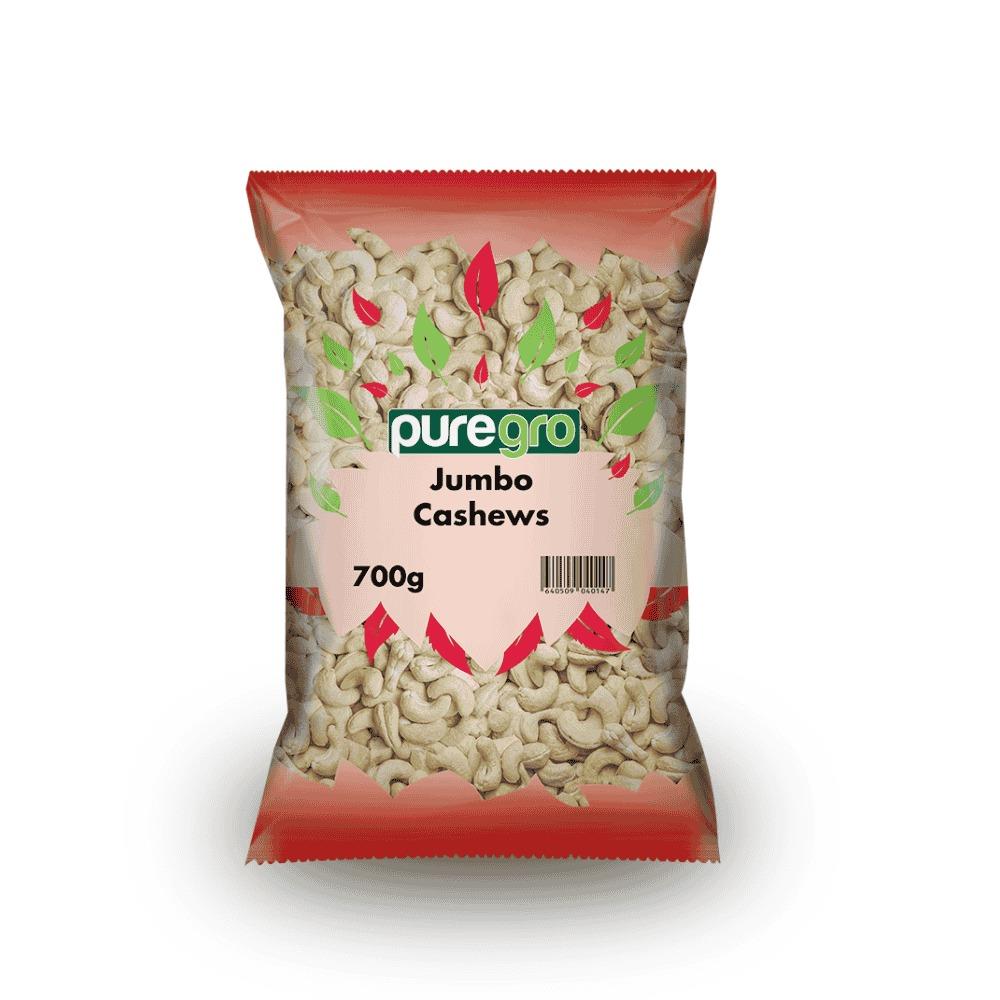Puregro Jumbo Cashews 700g