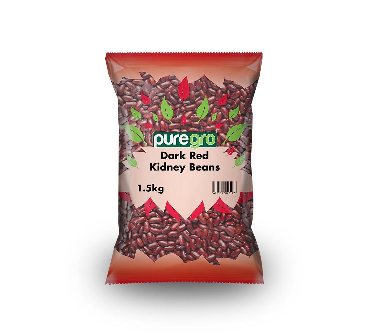 Puregro Dark Red Kidney Beans 1.5kg