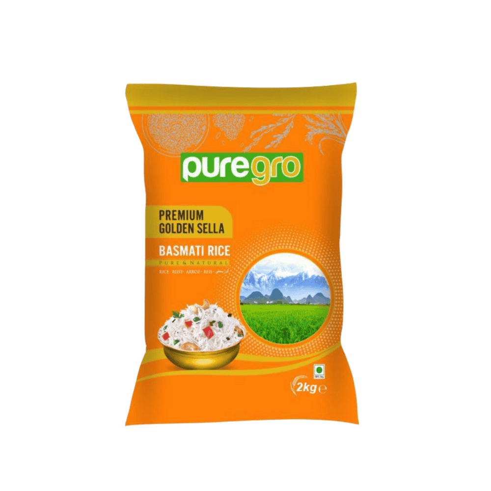 Puregro Golden Sella Basmati Rice 2Kg