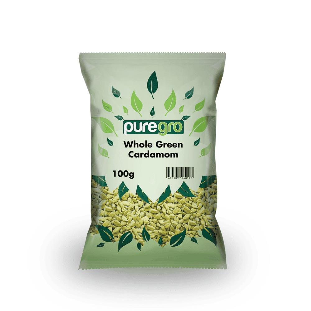 Puregro Whole Green Cardamom 100g