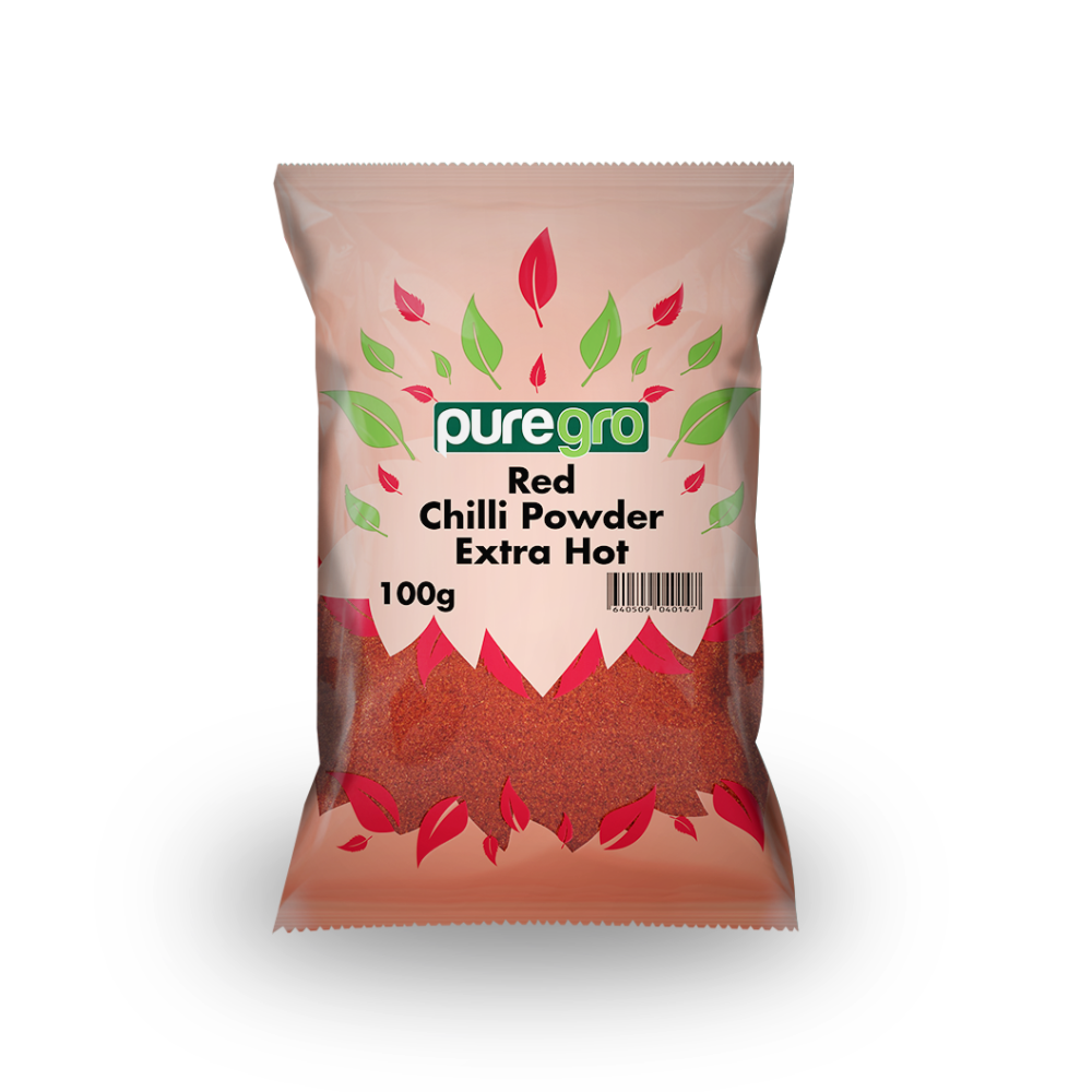 Puregro Red Chilli Powder Extra Hot 100g