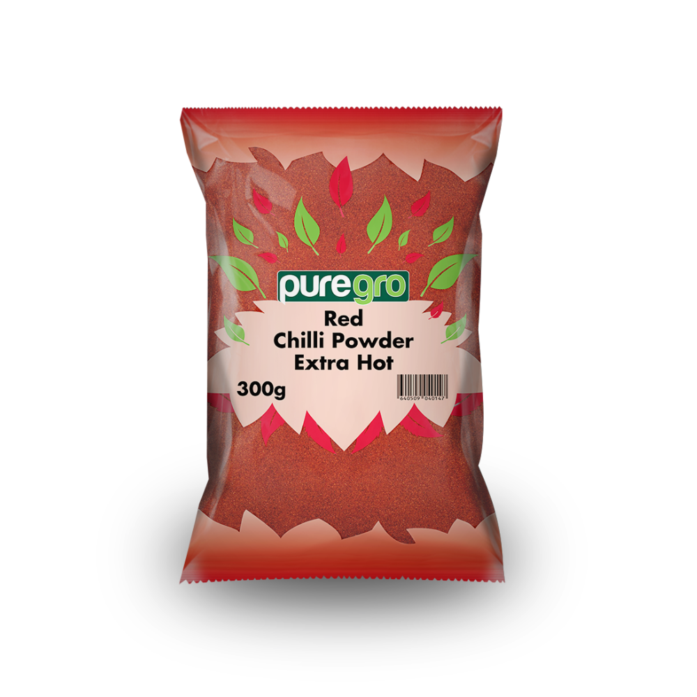 Puregro Red Chilli Powder Extra Hot 300g