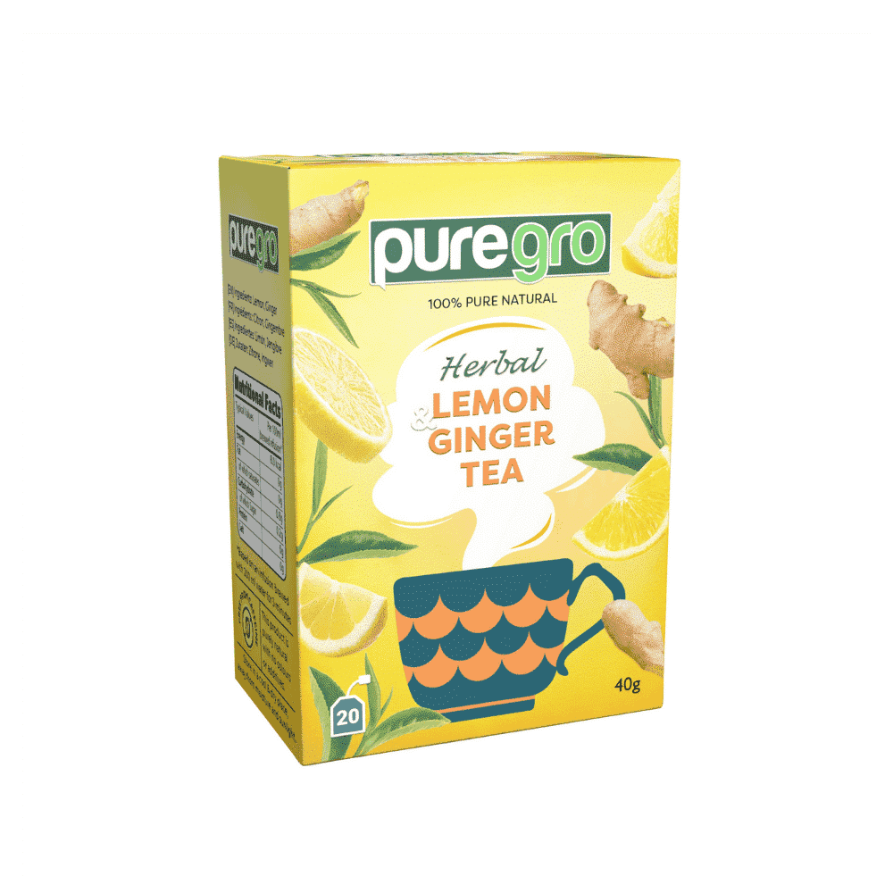 Puregro Lemon & Ginger Tea 40g (20 Tea Bags)