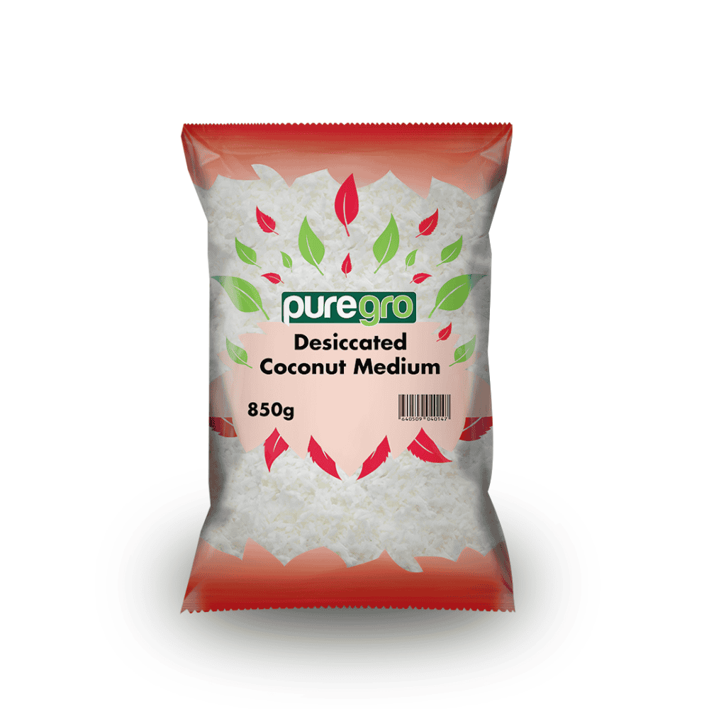 Puregro Desiccated Coconut Medium 850g