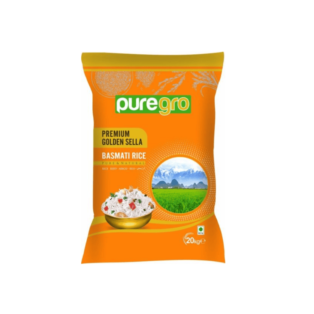 Puregro Golden Sella Basmati Rice 20kg