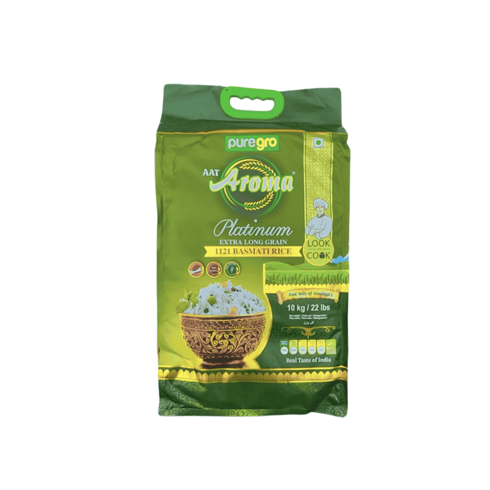 Puregro Aroma Platinum Extra Long Grain Basmati Rice 10kg