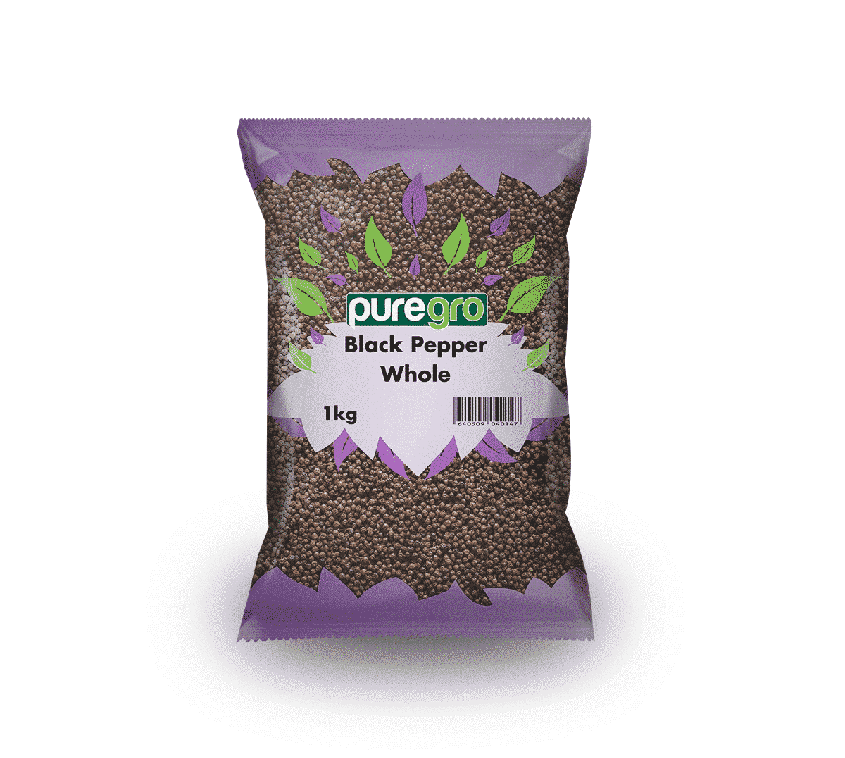 Puregro Black Pepper Whole 1kg