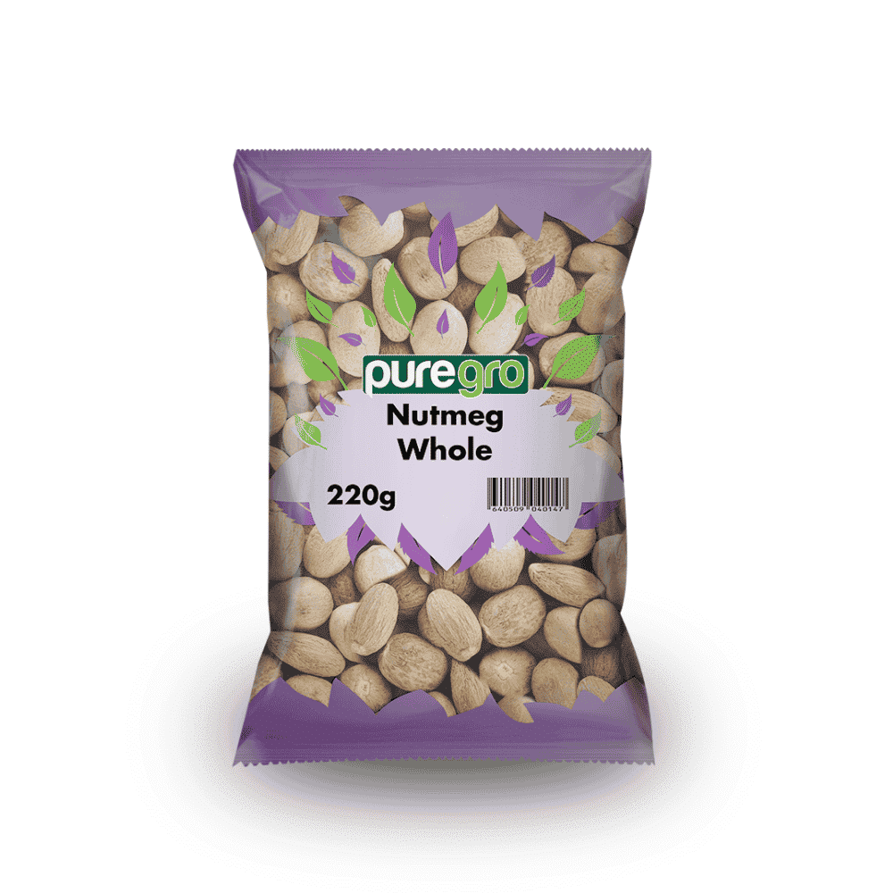 Puregro Nutmeg Whole 220g
